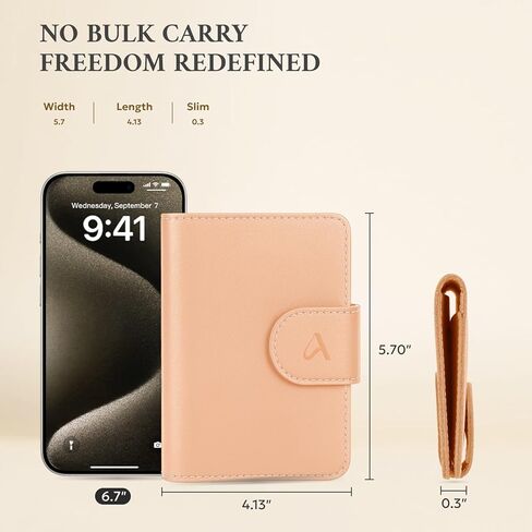 ALLIVE Passport Holder for Travel, Genuine Leather Passport Holder with AirTag Hidden Pocket, Rfid Blocking Passport Cover Travel Wallet for Women Men, Airport Essentials Gift (Black) in Saudi Arabia