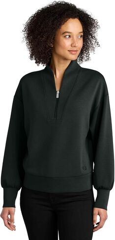OGIO Women's Transcend Quarter Zip | Quarter Zip Pullover for Women, Sleek & Stretchy Double Knit Jacket for Work & Casual in Saudi Arabia