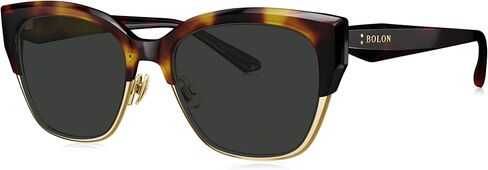 Bolon Women Women الحاجب الأنيق Cat العين المستقطبة BL6110 Dubai 55mm ، العلامة التجارية الحصرية للنظارات من Essilorluxottica in Saudi Arabia