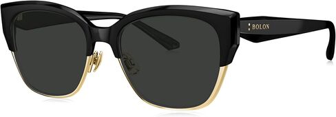 BOLON Women Stylish Eyebrow Cat Eye Polarized Sunglasses BL6110 Dubai 55mm, Exclusive Eyewear Brand of EssilorLuxottica in Saudi Arabia