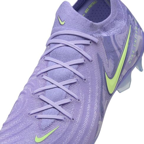 Nike United Phantom GX 2 Elite FG Low-Top Soccer Cleats (HF1597-500 ، الأرجواني الأرجواني/بالكاد فولت) in Saudi Arabia