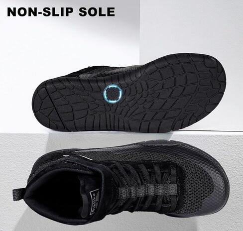 Hsyooes Mens Wrestling Shoes Boxing Shoe Fitness Sneakers in Kuwait