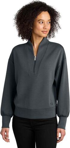 OGIO Women's Transcend Quarter Zip | Quarter Zip Pullover for Women, Sleek & Stretchy Double Knit Jacket for Work & Casual in Saudi Arabia
