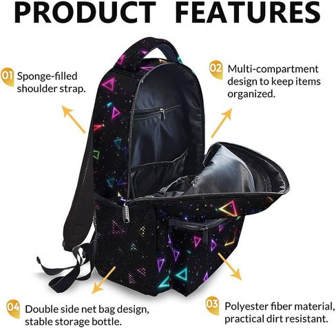 Kids Backpacks, Funny Shark Backpack, Preschool Elementary Kindergarten Schoolbag for Boys 3-8, 17 Inch Cool Shark Bookbags for School Travel Camping Picnic in Kuwait