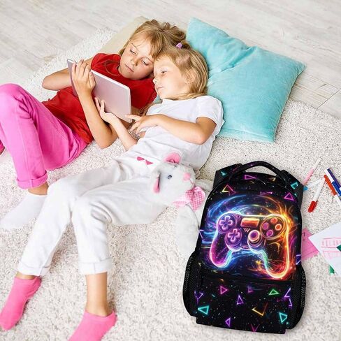 Kids Backpacks, Funny Shark Backpack, Preschool Elementary Kindergarten Schoolbag for Boys 3-8, 17 Inch Cool Shark Bookbags for School Travel Camping Picnic in Kuwait