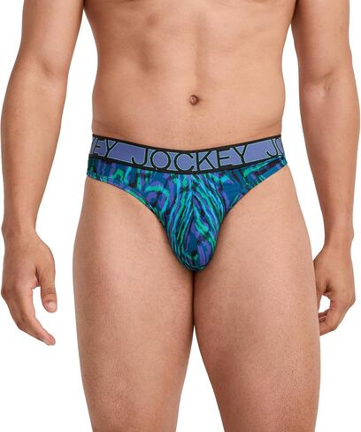 Jockey Men's Underwear Microfiber Stretch Thong in Saudi Arabia