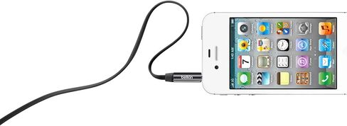 Belkin MIXIT Right Angle Tangle-Free Flat Auxilary Cable (Red, 3 Feet) in Saudi Arabia