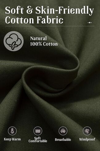 Pursky Women's Cotton Anorak Lightweight Military Jacket Warm Utility Casual Coat With Removable Hood in Kuwait