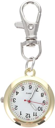 Balacoo Clip On Pocket Watch with Key Buckle and Necklace Hanging Decorative Watch in Saudi Arabia