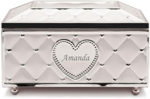 Lenox Personalized Childhood Memories Ballerina Jewelry Box, Custom Engraved Musical Jewelry Organizer, My First Jewelry Box for Kids, Children, Little Girls in Saudi Arabia