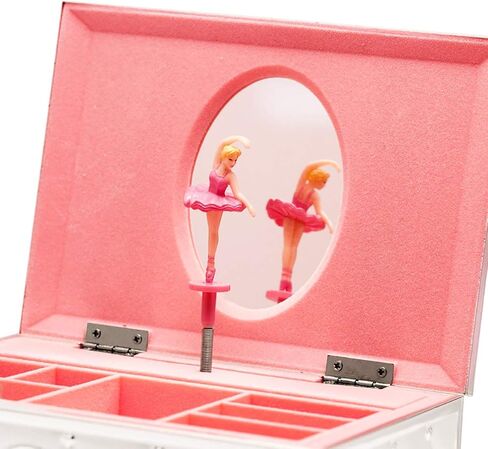 Lenox Personalized Childhood Memories Ballerina Jewelry Box, Custom Engraved Musical Jewelry Organizer, My First Jewelry Box for Kids, Children, Little Girls in Saudi Arabia