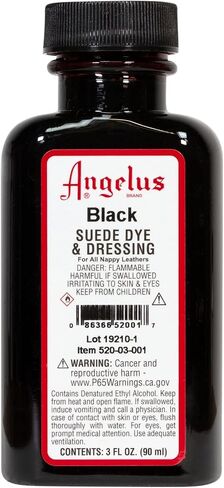 Angelus Brand Suede & Nubuck Dye & Dression - Black ، 3 fl Oz in Saudi Arabia