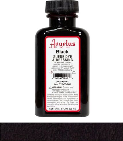 Angelus Brand Suede & Nubuck Dye & Dression - Black ، 3 fl Oz in Saudi Arabia