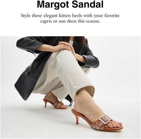 صندل مارجوت للسيدات في جاكارد توقيع كريستال in Kuwait