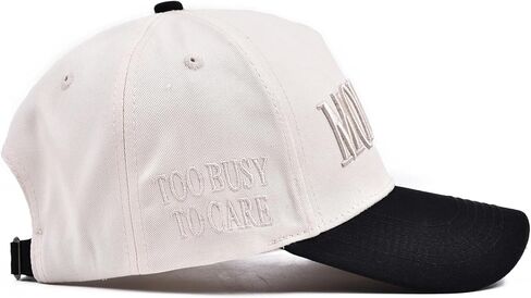 Vintage Two-Tone Women's Baseball Cap, Mommin Trucker Hat for Women & Men, Adjustable Baseball Cap, Mother Day Ponytail Hat in Saudi Arabia