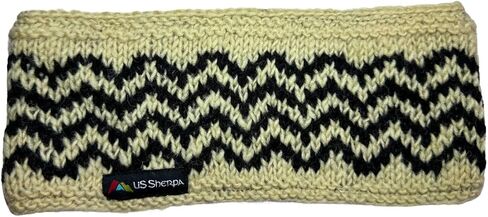 Dorjee Headband 100% Wool Sherpa Fleece Lined in Saudi Arabia