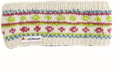 Dorjee Headband 100% Wool Sherpa Fleece Lined in Saudi Arabia