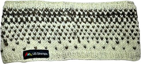Dorjee Headband 100% Wool Sherpa Fleece Lined in Saudi Arabia