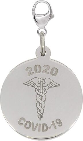 Sterling Silver COVID-19 Charms - Rembrandt Charms in Saudi Arabia