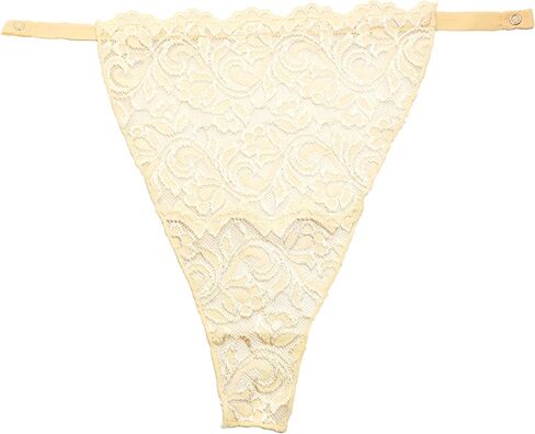 [204 White ، Crème ، عارية-الدانتيل الكامل (ثلاثة في حزمة) Snap-to Bra Mock Camisole in Kuwait