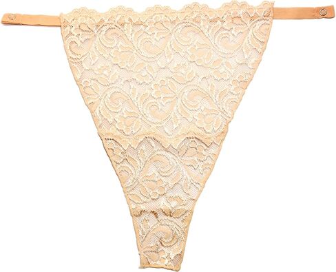 [204 White ، Crème ، عارية-الدانتيل الكامل (ثلاثة في حزمة) Snap-to Bra Mock Camisole in Kuwait