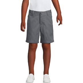 Lands 'End Boys Husky Active Performance Shino Shorts فوق الركبة 12 القطب الشمالي الرمادي in Kuwait