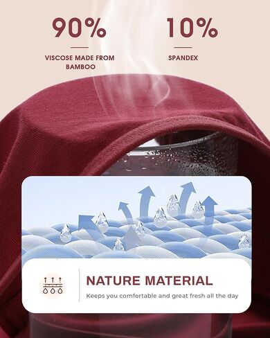 BAMBOO COOL Women's Cool Bikini Briefs for Women Panties Stretchy Soft Breathable Underwear 5-pack in Kuwait