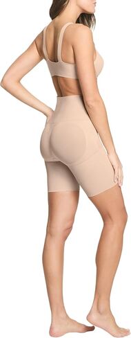 SPANX ASSETS Mid-Thigh Short-Seamless Shapewear Shorts-Ultra-Firm Compression-Thigh&Tummy Control-Comfortable & Breathable in Saudi Arabia
