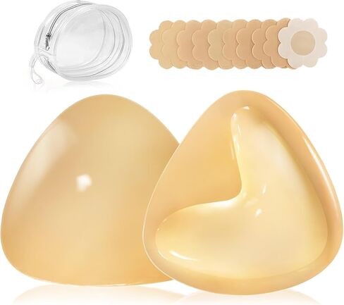 Sticky Bra Inserts Push Up - Double Sided Adhesive Breast Pads,Breast Enhancers for Bikini Bathing Suit Sports Bra in Kuwait