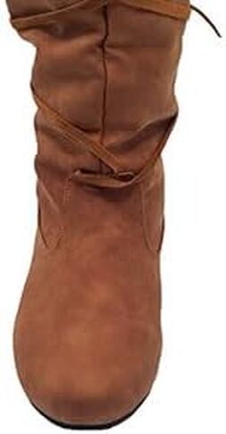 Women‘s Renaissance Boots Medieval Cosplay Halloween Vintage Stage Pirate Viking Tied Boots Shoes in Saudi Arabia