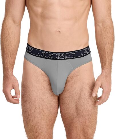 Jockey Men's Underwear Microfiber Stretch Thong in Saudi Arabia