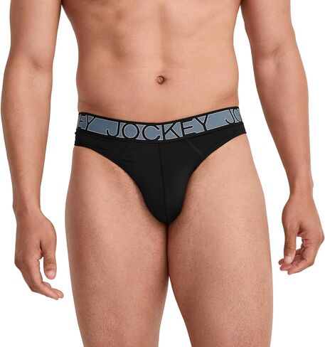Jockey Men's Underwear Microfiber Stretch Thong in Saudi Arabia