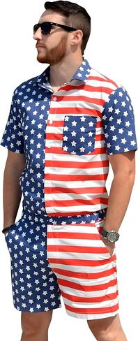 Zesties Male Rompers - Original Romper Jumpsuits for Men - Tropical Male Onesie Shorts - Men's Jumper Rompers in Saudi Arabia