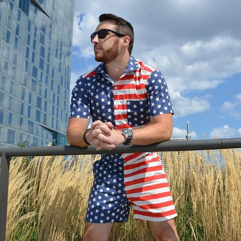 Zesties Male Rompers - Original Romper Jumpsuits for Men - Tropical Male Onesie Shorts - Men's Jumper Rompers in Saudi Arabia