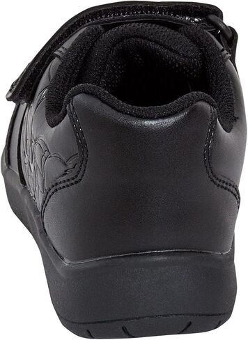 Spiderman Boys School Shoes for Kids Black Trainers Marvel Hero Black Formal Shoes Easy Touch Fasten Straps in Saudi Arabia
