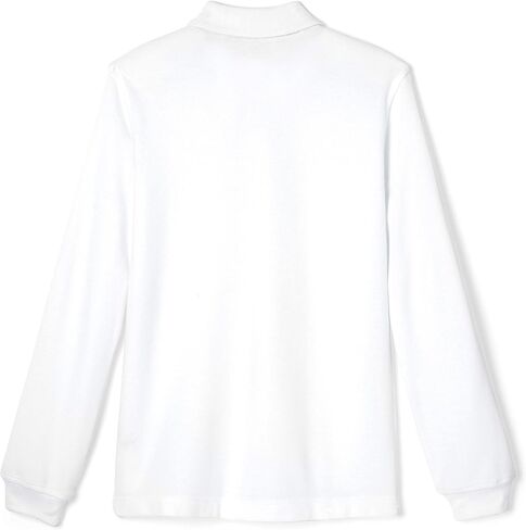 French Toast Pique Polo School Uniform Shirt with Long Sleeves for Boys and Girls in Saudi Arabia
