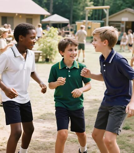 Boys Polo Shirts 3-Pack School Uniform Performance Golf Clothes Active Short Sleeve Kids 5-14T in Saudi Arabia