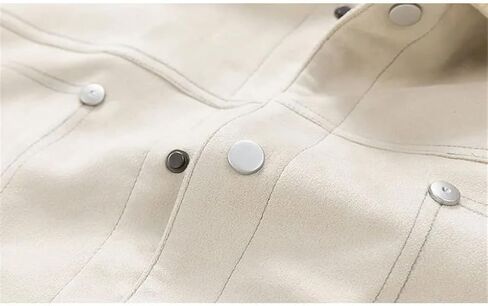 Men's Collar Lambhair Splicing Thick Coat Solid Color Casual Loose Outdoor Pocket Splicing Coat in Saudi Arabia