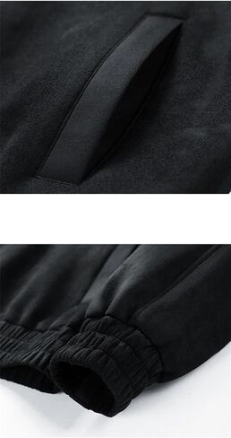 Men's Collar Thickened Outdoor Minimalist Jacket Solid Color Casual Loose Jacket in Saudi Arabia