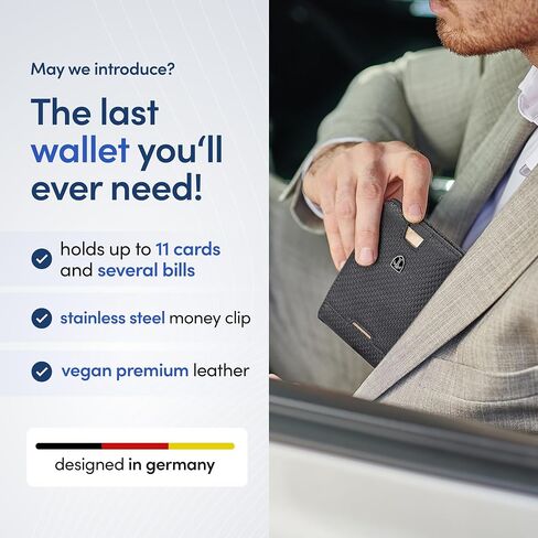TRAVANDO Mens Slim Wallet with Money Clip AUSTIN RFID Blocking Bifold Credit Card Holder for Men with Gift Box in Saudi Arabia