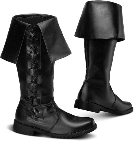 Ramede Medieval Pirate Boots Men Renaissance Boots Halloween Gothic Viking Costume Shoes Footwear for Cosplay in Saudi Arabia