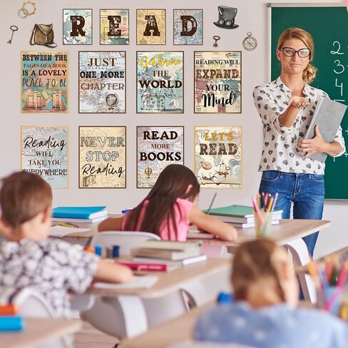 35Pcs Outer Space Reading Classroom Bulletin Board Decorations Motivational Posters Planet Astronaut Rocket Cutouts for School Daycare Library Reading Corner Wall Decor in Saudi Arabia