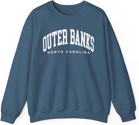 Outer Banks North Carolina Adult Unisex Crewneck Sweatshirt in Saudi Arabia