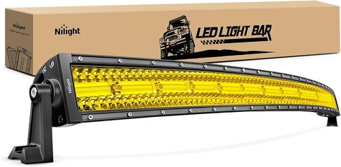 Nilight Marine LED Light Bar Navigation Lights 42 بوصة منحني أبيض بقعة فيضان كومبو بونتون قارب سطح السفينة أضواء قفص الاتهام لصيد الأسماك الليلية T-أعلى ستيرن يخت شاحنات المراكب الشراعية الجرارات، 2 سنة الضمان in Saudi Arabia