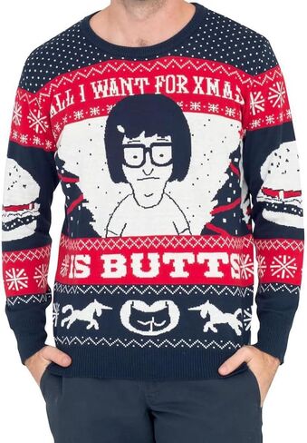 RIPPLE JUNCTION, All I Want for Xmas is Butts Christmas Sweater in Saudi Arabia