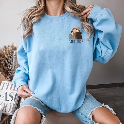 Custom Besties Sweatshirt, Personalized Sisters Matching Hoodies, BFF Gifts, Gifts For Friends BFF in Saudi Arabia
