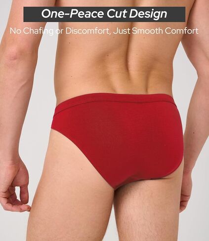 Bamboo Cool Men Men's Bikini Intearni Intear Breatable Mens Bikini Briefs Tagless Mens Sexy Stey Indwear with Contour Pouch 5 Pack in Saudi Arabia