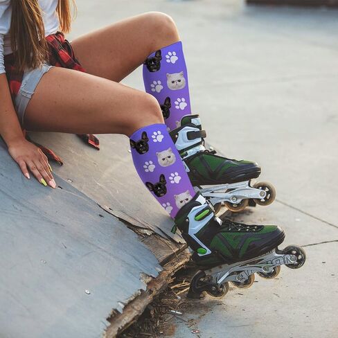 Custom Face Socks with Photo Novelty Crew Socks, Personalized Red Hearts Unisex Crew Sock Gifts for Men Women Made in USA in Saudi Arabia
