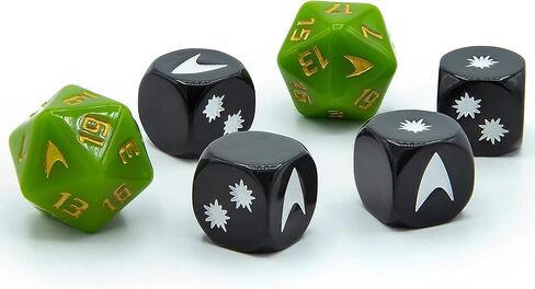 مجموعة نرد Modiphius Star Trek Adventures Command Division منقحة، متعددة in Saudi Arabia