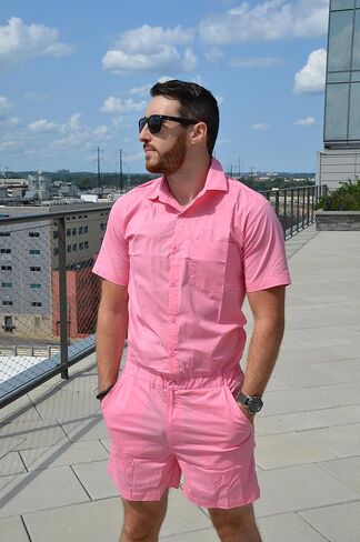 Zesties Male Rompers - Original Romper Jumpsuits for Men - Tropical Male Onesie Shorts - Men's Jumper Rompers in Saudi Arabia
